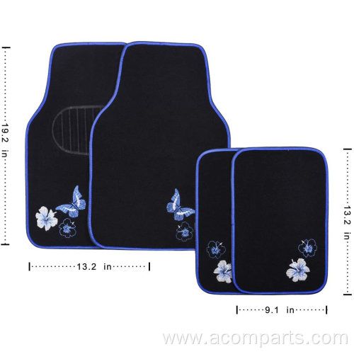 Car Pass-Universal Fit Embroidery Butterfly and Flower Car